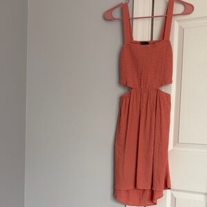 Forever 21 Coral High Low Dress
